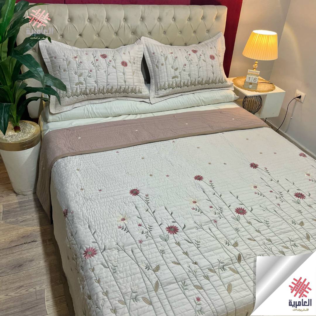 طقم كوفرته كابتونيه مطرز