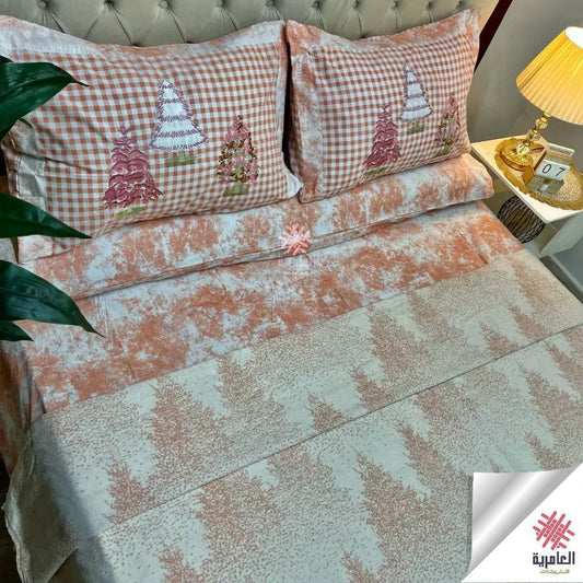 طقم بيروت (كوفرته+ طقم سرير) 5216