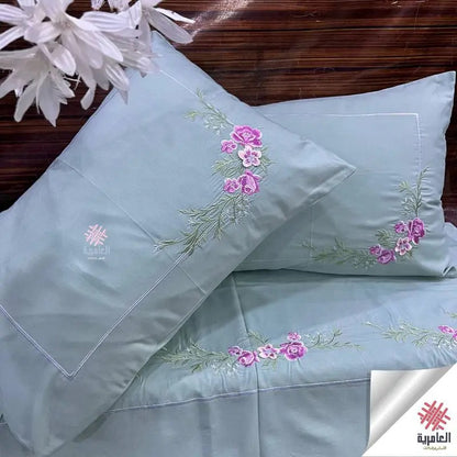 طقم وردة طائرة مطرز 5126