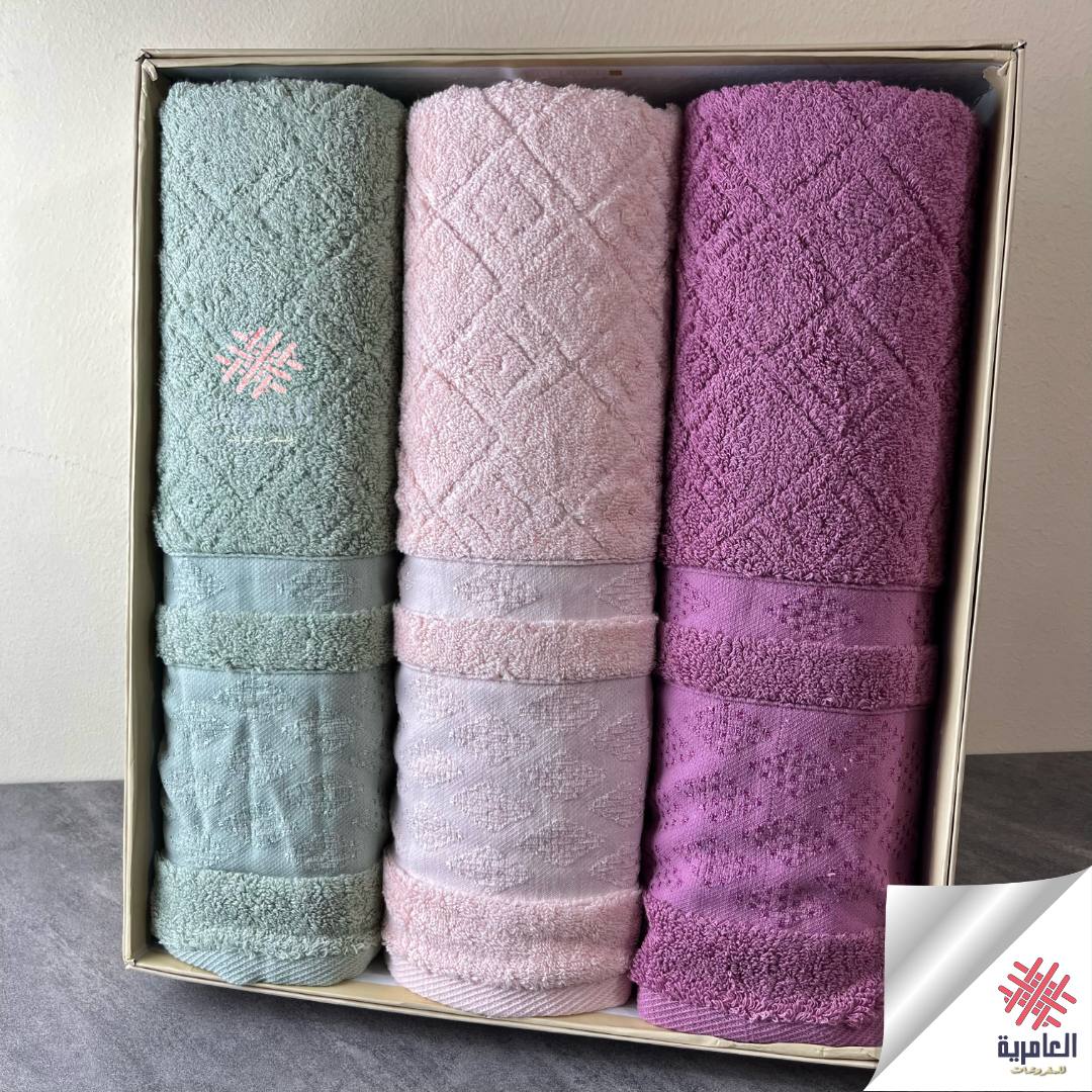 علبة نص بشكير جميله 5672