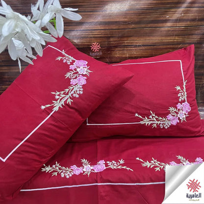 طقم وردة طائرة مطرز 5126