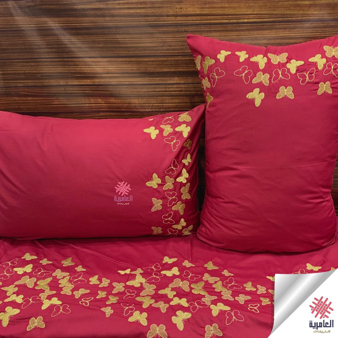 طقم فراشة مطرز 5125