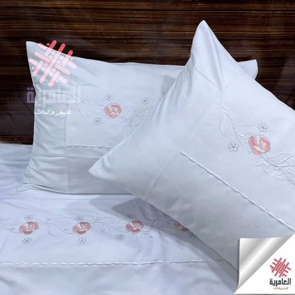 طقم ملاية مطرز زهرة 4قطع 5134