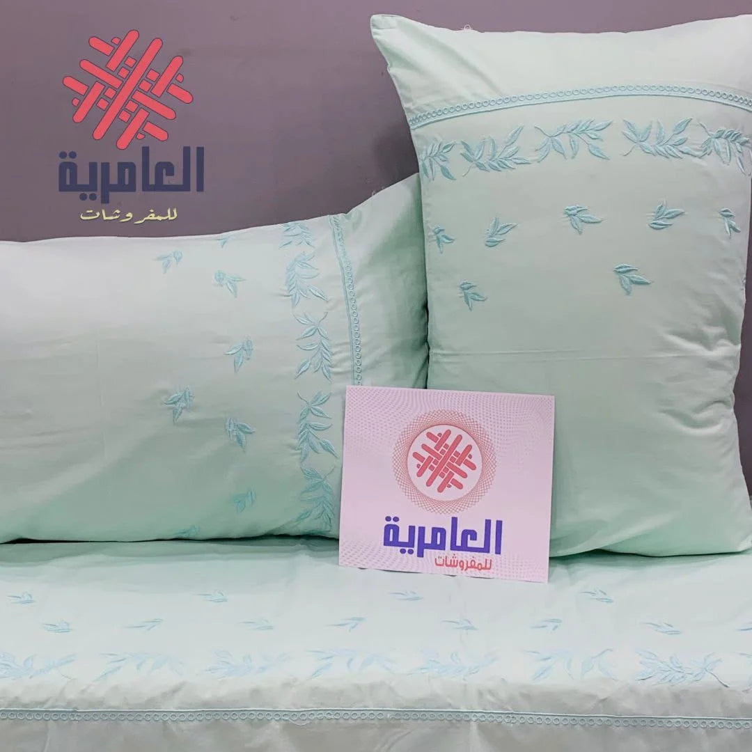 طقم ورق شجر مطرز 5133