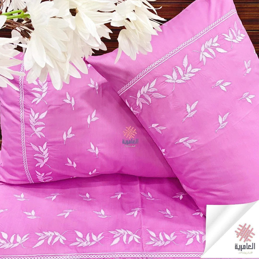 طقم ورق شجر مطرز 5133