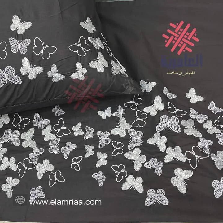 طقم فراشة مطرز 5125