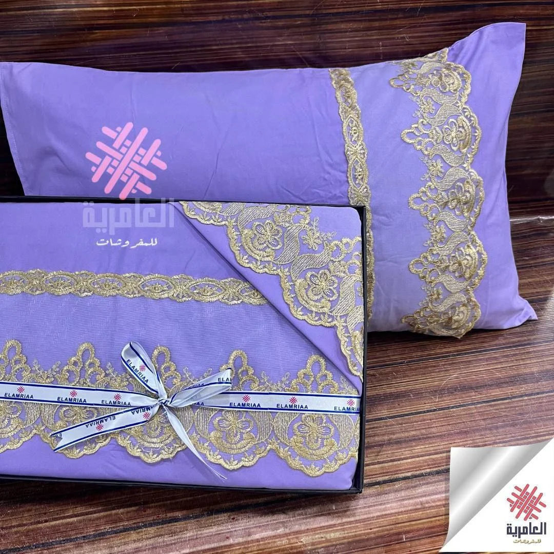 طقم علبة چوبير مطرز 5141