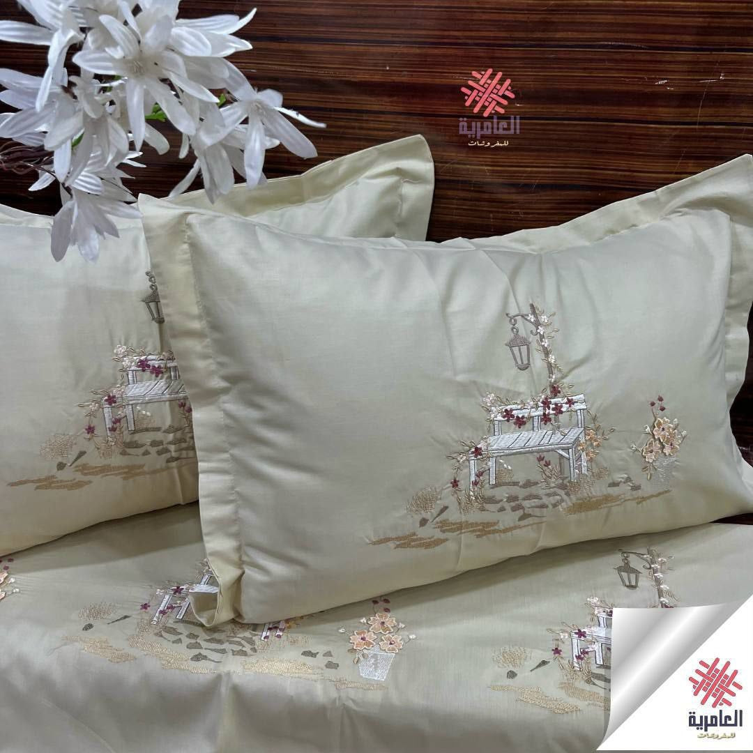 طقم مشكل مطرز قطن بركال 5404