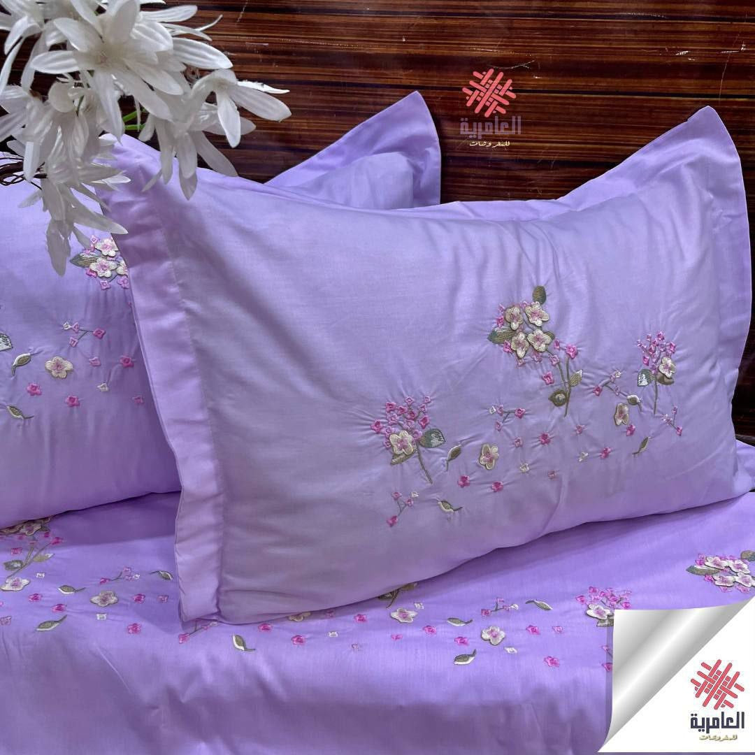 طقم مشكل مطرز قطن بركال 5404