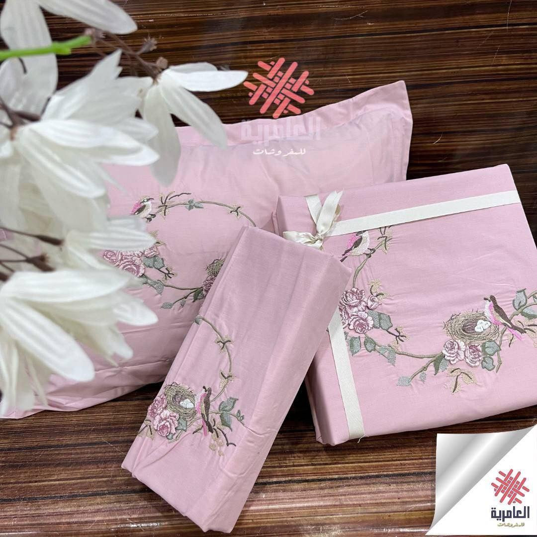 طقم مشكل مطرز قطن بركال 5404