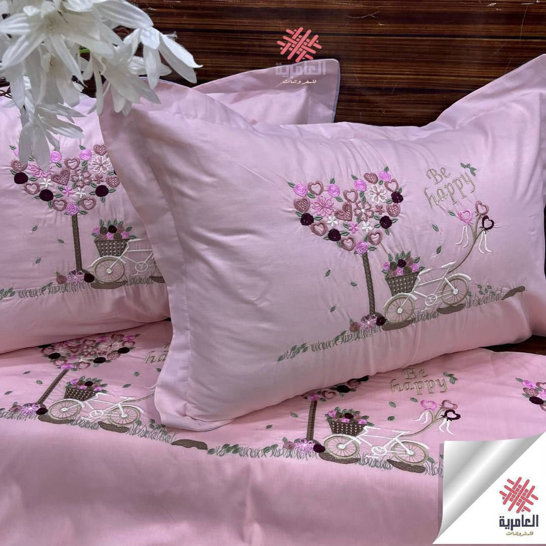 طقم مشكل مطرز قطن بركال 5404