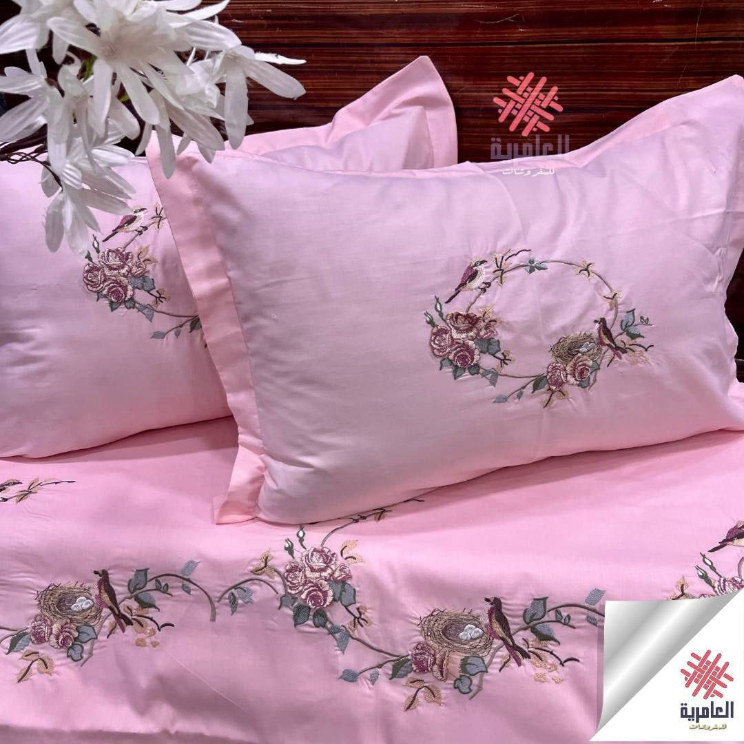 طقم مشكل مطرز قطن بركال 5404