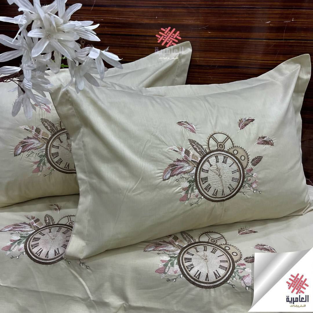طقم مشكل مطرز قطن بركال 5404