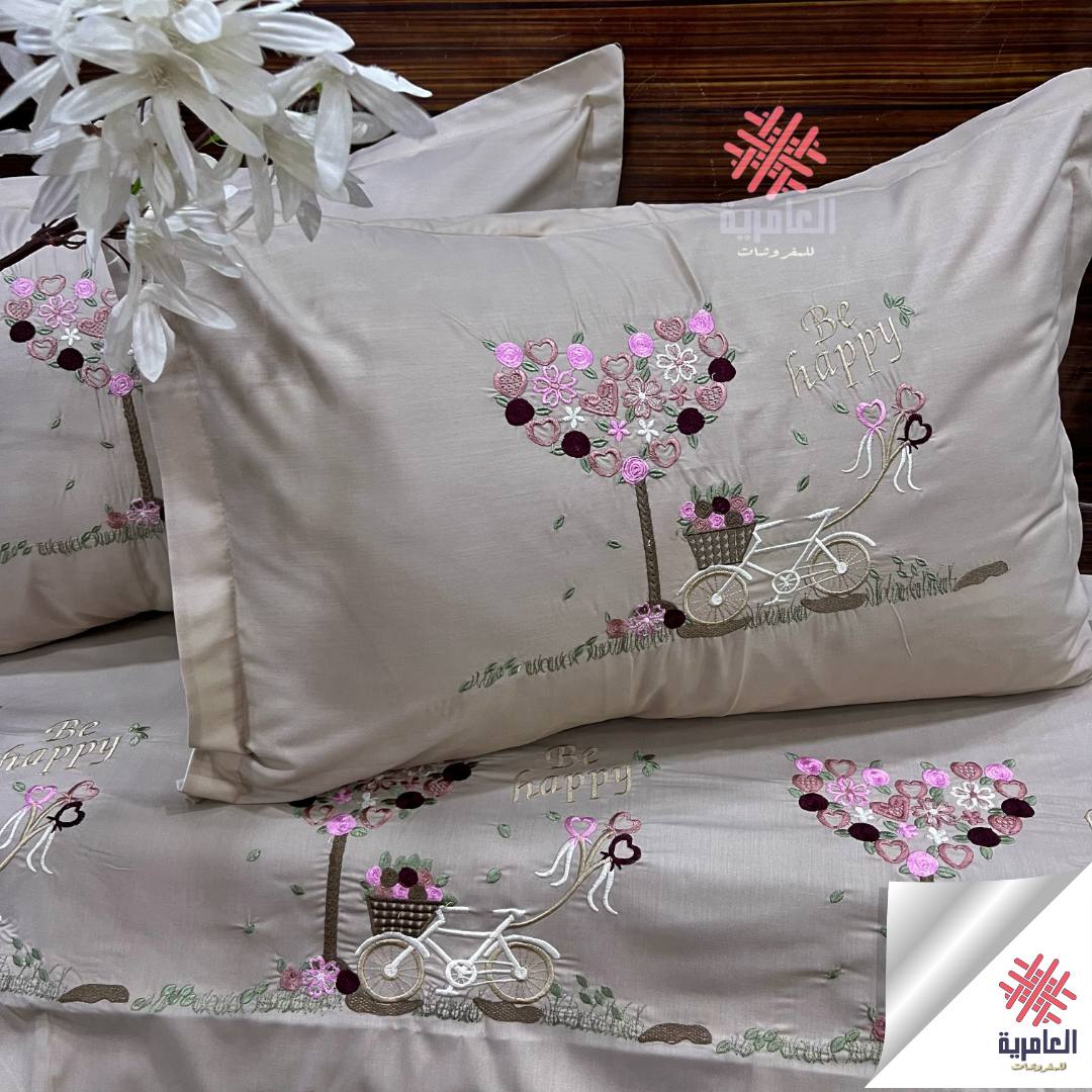 طقم مشكل مطرز قطن بركال 5404