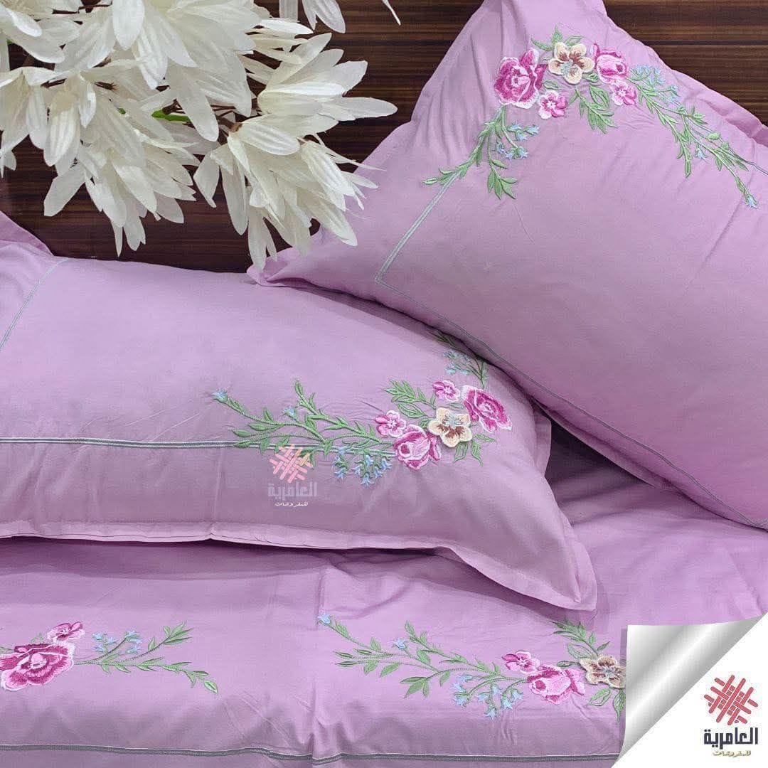 طقم وردة طائرة مطرز 5126