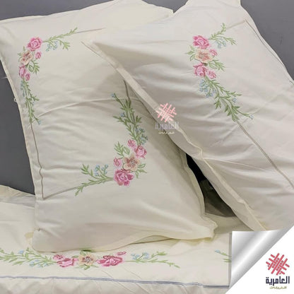 طقم وردة طائرة مطرز 5126