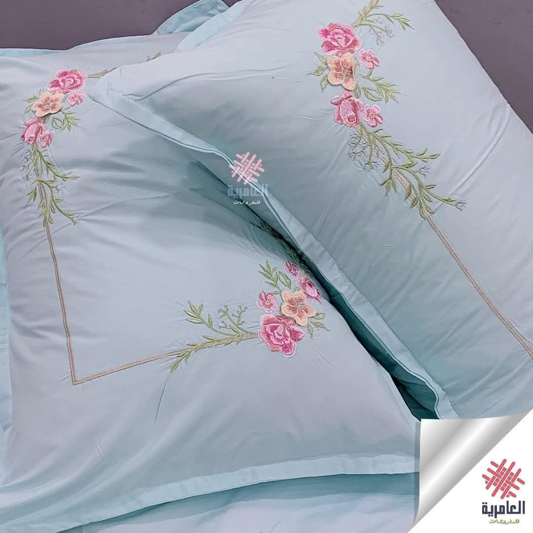 طقم وردة طائرة مطرز 5126