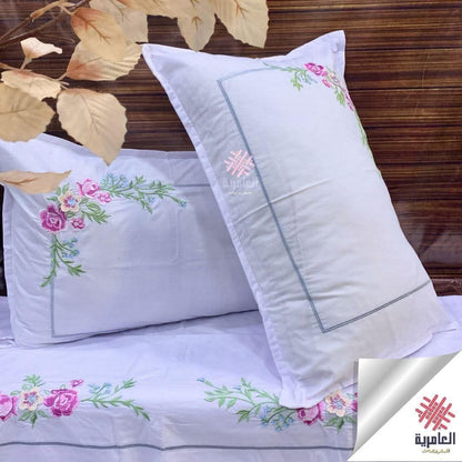 طقم وردة طائرة مطرز 5126