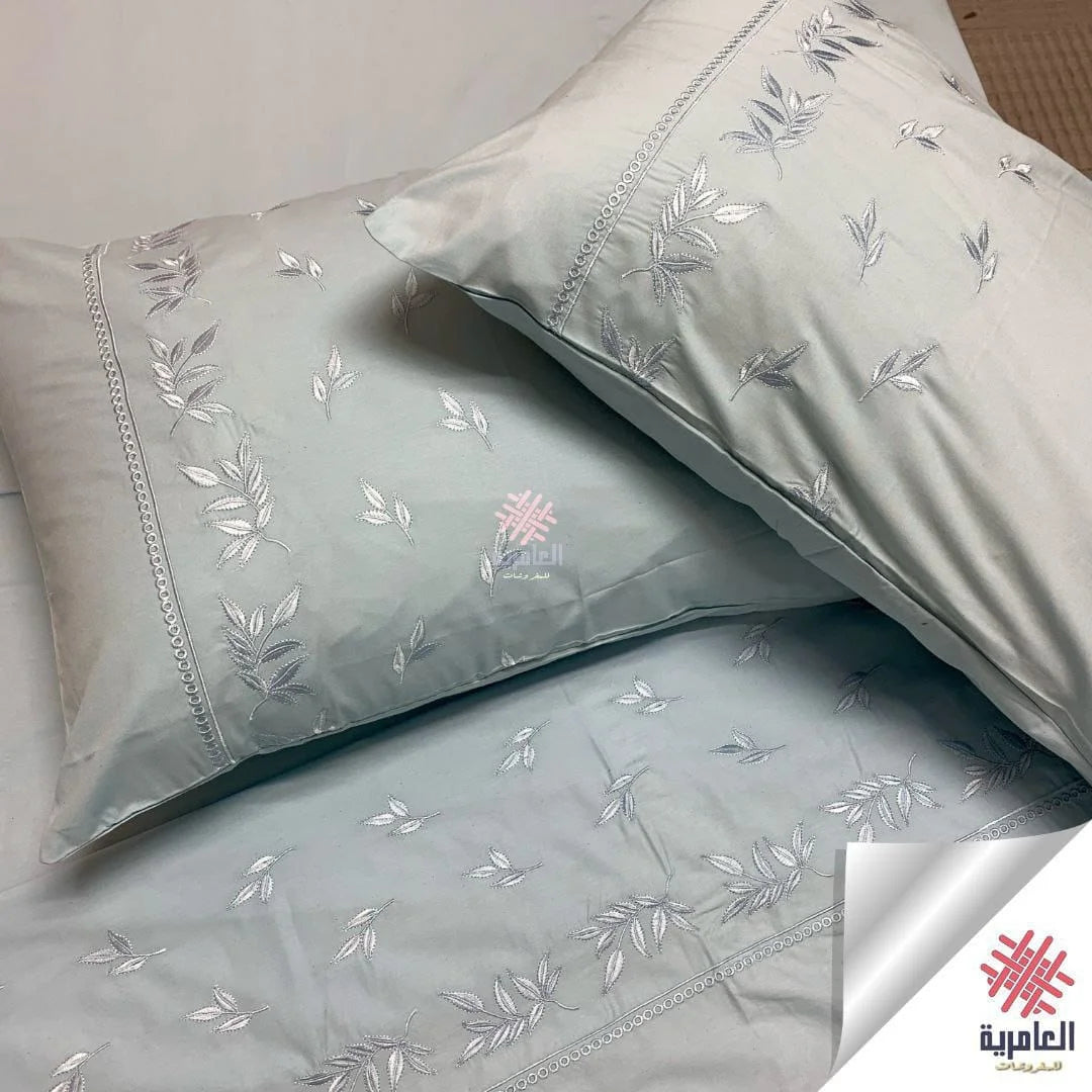 طقم ورق شجر مطرز 5133